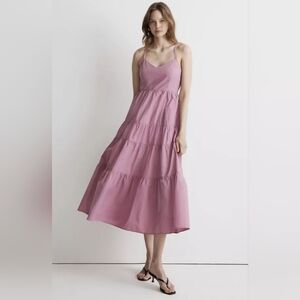 Madewell Sidonie Poplin Maxi Dress